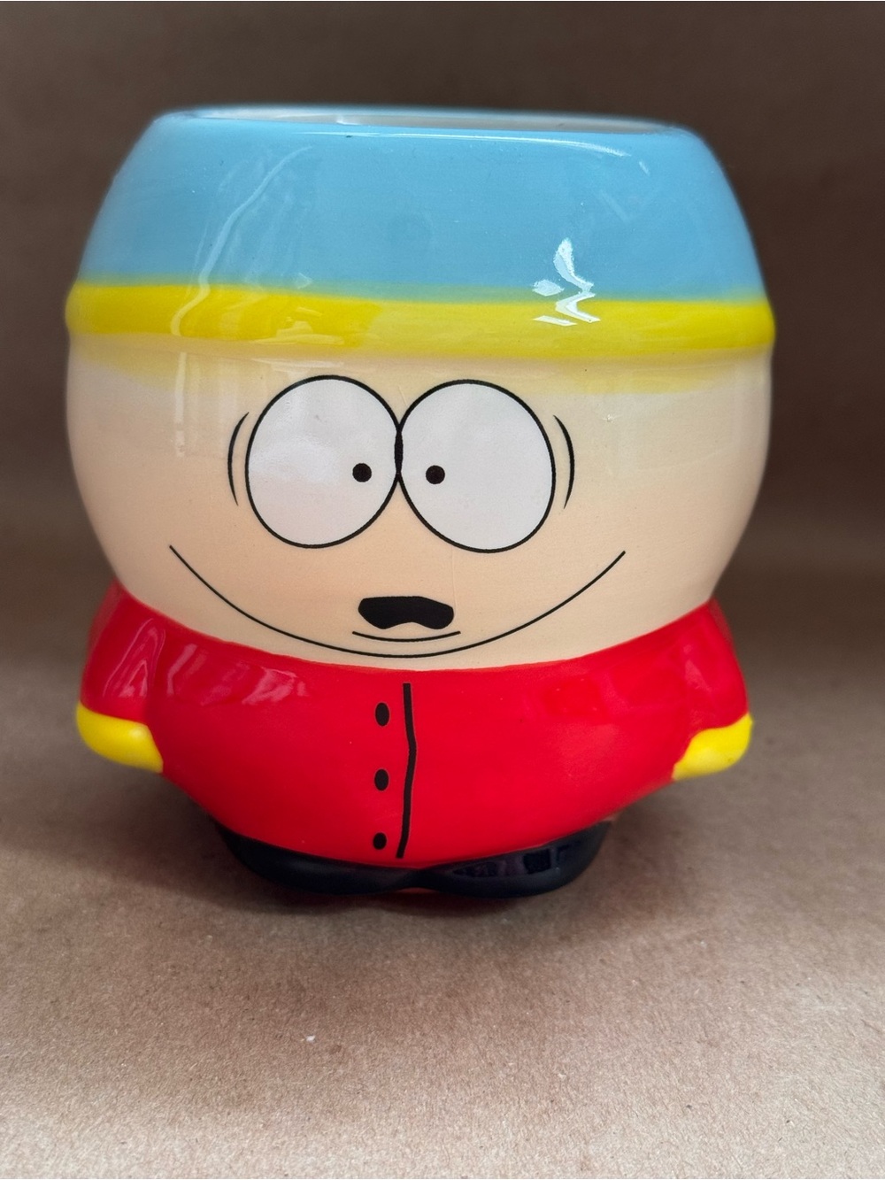 Zak Designs South Park Eric Cartman ceramic sculpted mug. 14 fl oz.